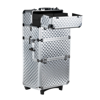 KUFER NA MAKIJAŻ SA102 SILVER